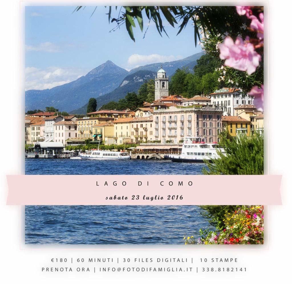 Servizio fotografico famiglie Lago di Como